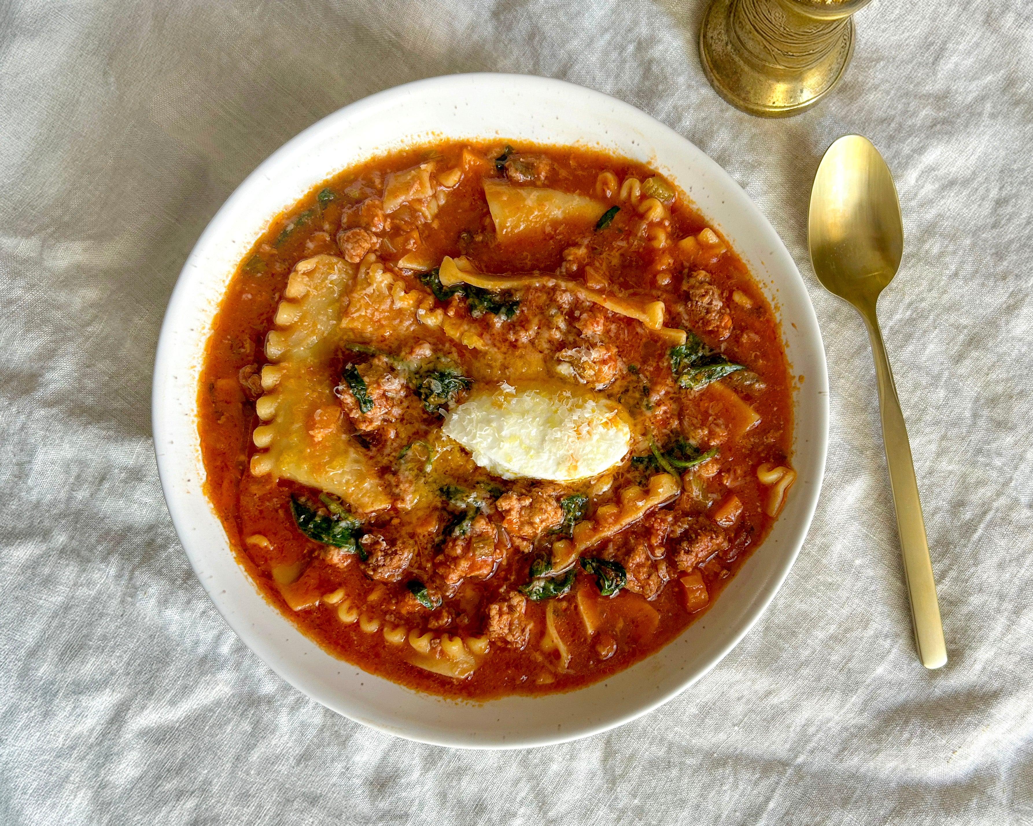 Lasagna Soup